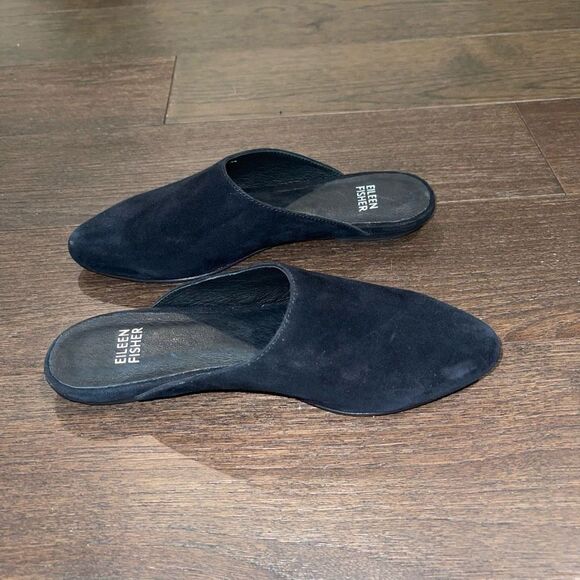 NWOB Eileen Fisher Slip On Mules - Picture 5 of 7
